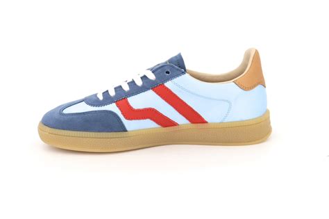 Rue De La Chaussure Gant Baskets Cuzima Bleu Femme