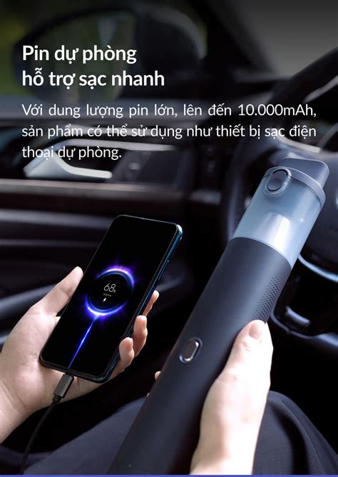 Máy hút bụi cầm tay Lydsto và kích bình khẩn cấp YM-XCYJDY02