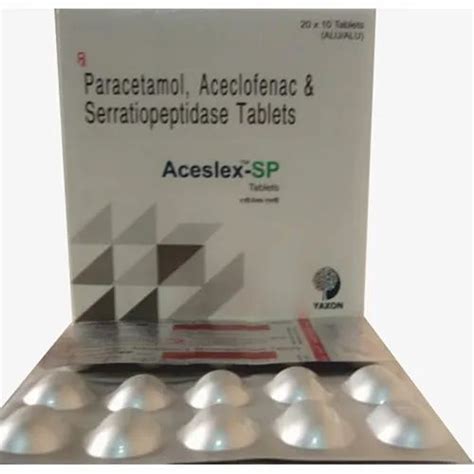 Yaxon Aceslex SP Tablet, Packaging Type: Box, Rs 120 /box Yaxon Biocare ...