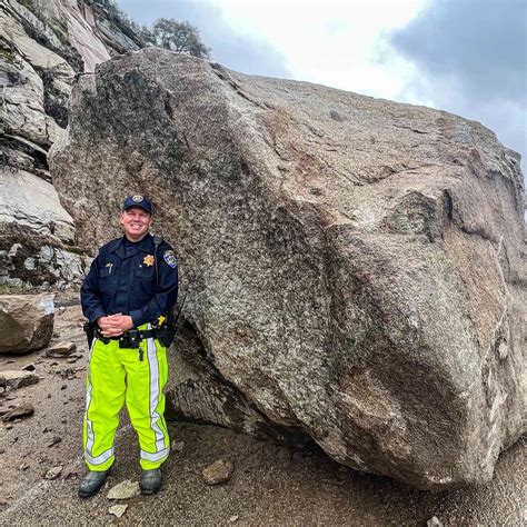 Cop Films Massive Boulders Falling In Rockslide Amid California Storms