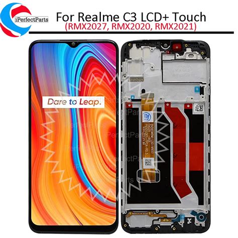 6 5 For OPPO Realme C3 LCD RMX2027 RMX2020 RMX2021 Display With