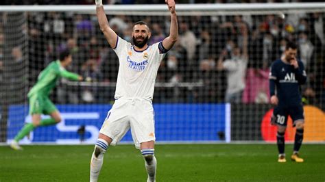 Real Madrid Hajar PSG Di Liga Champions Karim Benzema Lewati Rekor Gol