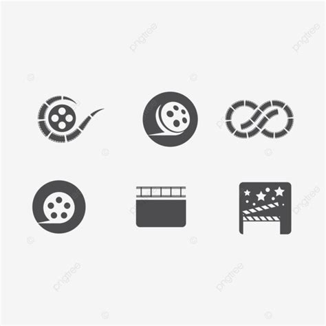 Movie Logo Template Projection Internet Movie Vector, Projection