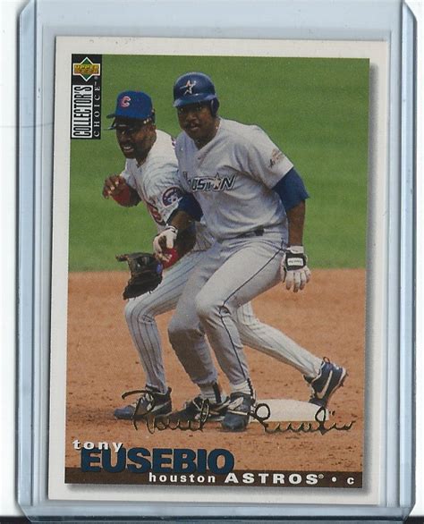 1995 Upper Deck Collector S Choice Gold Signature Tony Eusebio 114 EBay