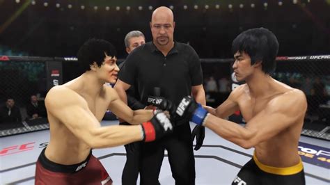 Jackie Chan Vs Bruce Lee EA Sports UFC 3 CPU Vs CPU Crazy UFC