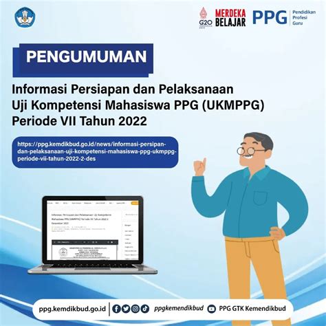 Informasi Persiapan Dan Pelaksanaan Uji Kompetensi Mahasiswa Ppg