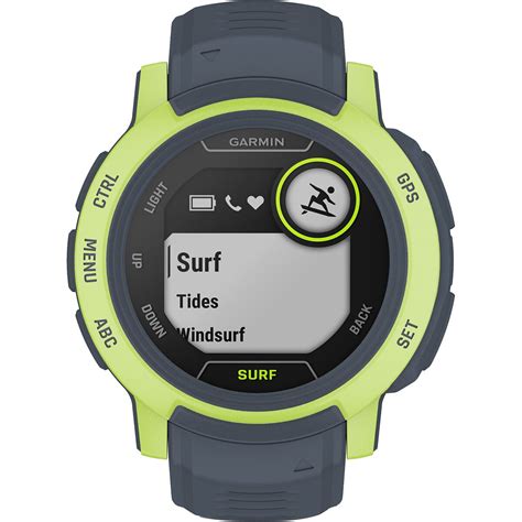 Garmin Surf Edition Instinct 2 Watch - Accessories