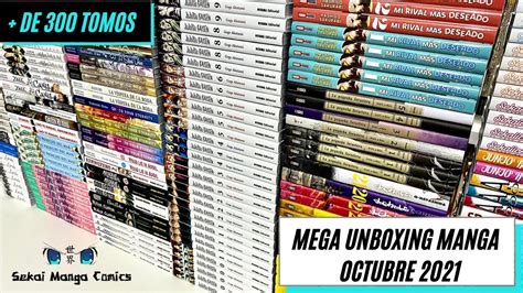 Mega Unboxing Manga Octubre 2021 España SMC Parte 1 YouTube