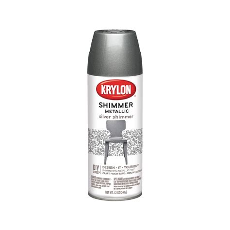 Krylon Shimmer Metallic Spray Paint Oz Silver Walmart