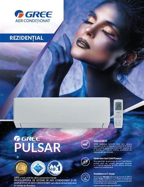 Aparat De Aer Conditionat Gree Pulsar GWH24AGD K6DNA1C Inverter 24000