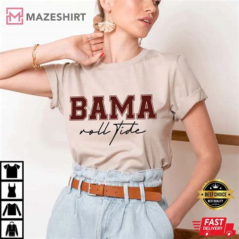 BAMA Alabama Roll Tide, Alabama Gift For Fan T-Shirt