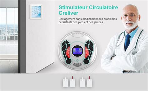 Appareil Massage Circulation Sanguine Jambes Creliver Stimulateur