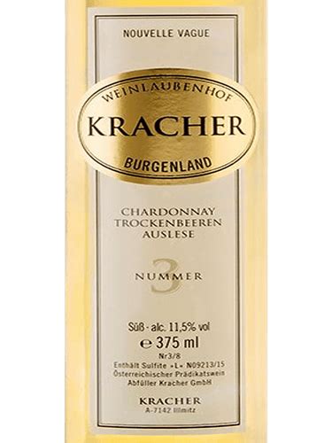 Kracher Nummer Nouvelle Vague Chardonnay Trockenbeerenauslese