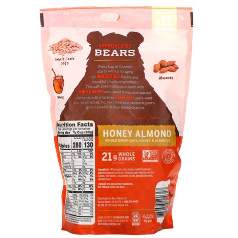 Bear Naked Granola Honey Almond Oz G Iherb