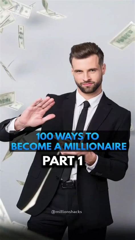 100 Ways To Become A Millionaire💸 Part 1 Business Motivation Success