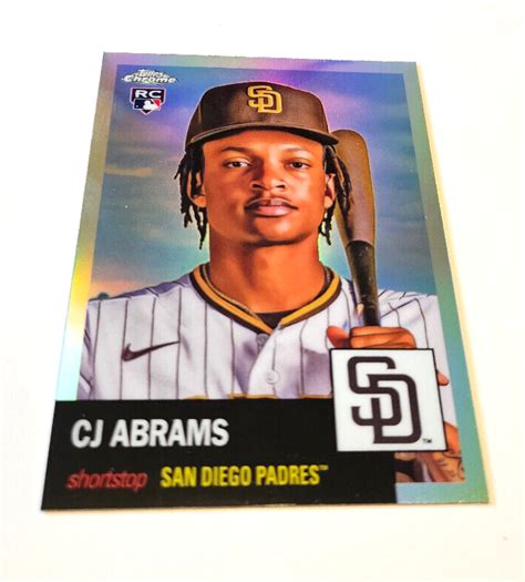 Cj Abrams Rc Rookie Card Topps Chrome Platinum Anniversary