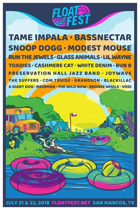 Float Fest Announced Its 2018 Lineup Including Lil Wayne, Tame Impala