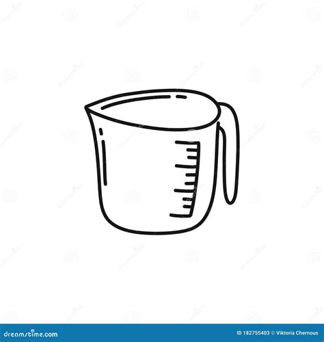 Measuring Cup Drawing