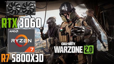 Call Of Duty Warzone 2 0 RTX 3060 Ryzen 7 5800X3D 1440p 1080p