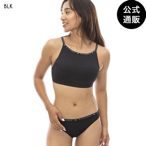 楽天市場お買い物マラソン期間はP 倍OUTLET OFF送料無料 ビラボン レディース LOGO TAPE HIGH NECK BIKINI ハイネック