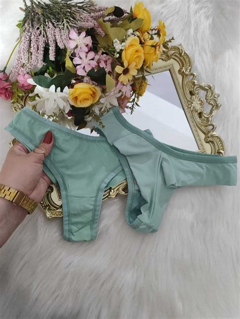 CALCINHA FIO DUPLO VERDE Império Lingerie