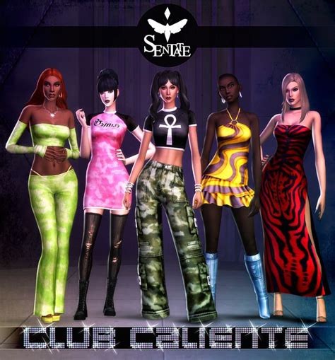 Club Caliente Collection Sentate In 2023 Sims 4 Collections Sims 4