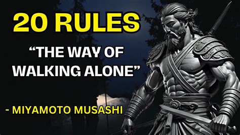 The Way Of Walking Alone Principles For Life By Miyamoto Musashi