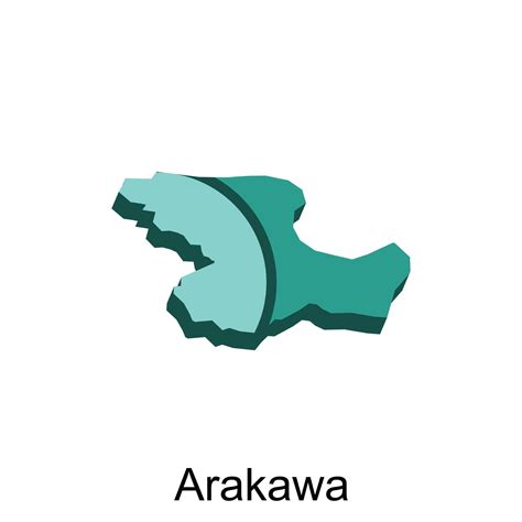 Map City of Arakawa world map with country names, japan country 41268295 Vector Art at Vecteezy