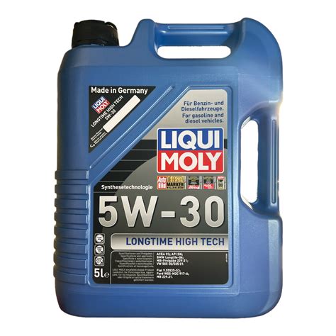 5 Liter Liqui Moly LONGTIME HIGH TECH 5W 30Motoröl 5W30 Levoil