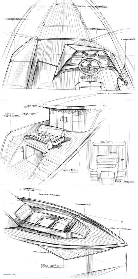 47 best Boat Sketches images on Pinterest | Yacht design, Boat design ...