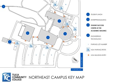 Tulsa Community College Northeast Campus Map - Cherie Benedikta