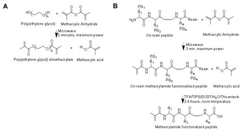 Microwave Assisted Functionalization Of Polyethylene Glycol And On