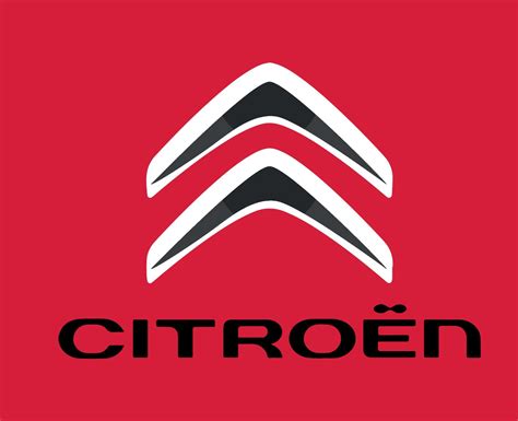 Citroen Brand Logo Car Symbol With Name Design French Automobile Vector