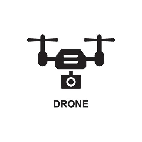 a black and white illustration of a drone 26288018 Vector Art at Vecteezy