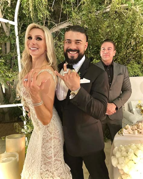 Wwe Star Charlotte Flair Marries Aew Ace Husband Andrade Almas In