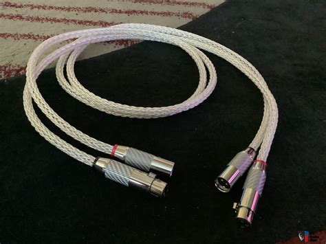 Silver Xlr Interconnect Cables Braided Style M Photo Us