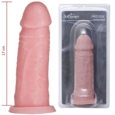 Pênis Real Grosso maciço 17x5cm Hot Flowers Sex shop Loja Pimenta