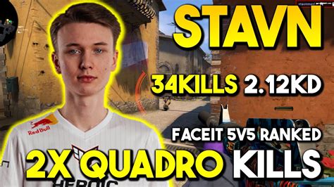 Stavn Kills Kd On Inferno X Quadro Kills Faceit V Ranked