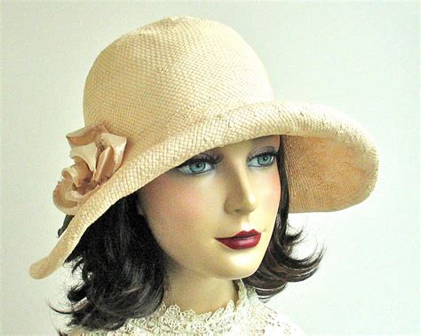 Straw Cloche Hat Women Spring Fashion By Katarinacouture On Etsy