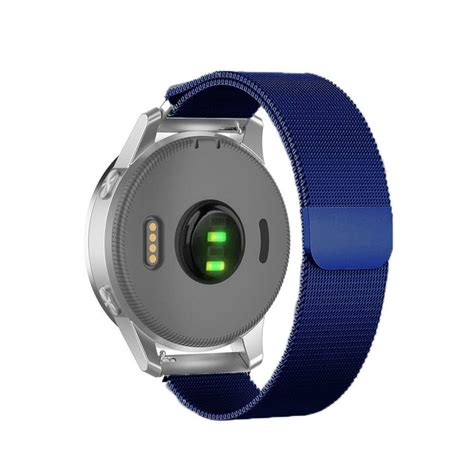 Withings Scanwatch Light Milanaise Armband Blau Smartwatcharmbaender De