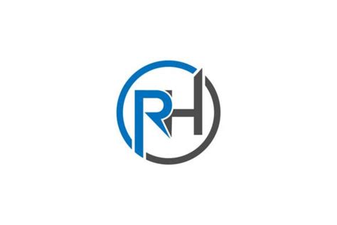 Simple Letters Rh Logo And Icon Design Graphic By Mmdmahfuz3105