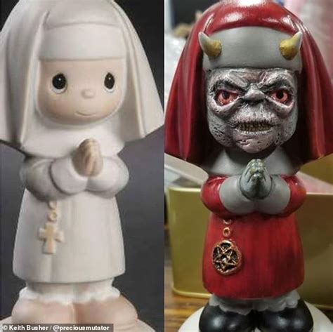 Artist Turns Precious Moments Figurines Into The Stuff Of Nightmares