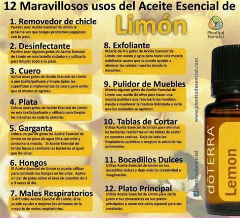 Usos Lim N Aceite Aceites Esenciales De Lim N Aceites Esenciales