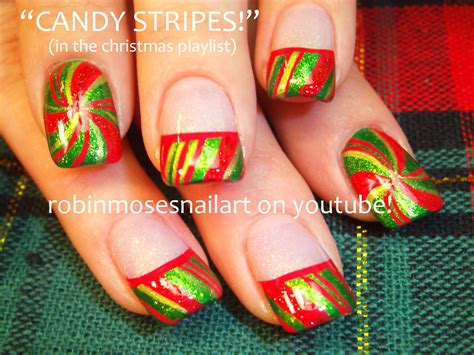 Nail Art By Robin Moses Nail Art Cute Christmas Nails Christmas