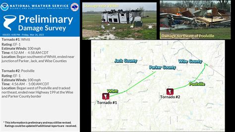 Nws Fort Worth On Twitter Storm Survey Teams Have Identified Two Ef 1