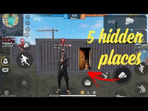 TOP 5 SECRETHIDDEN PLACES IN BURMUDA CLASH SQUAD FREE FIRE YouTube