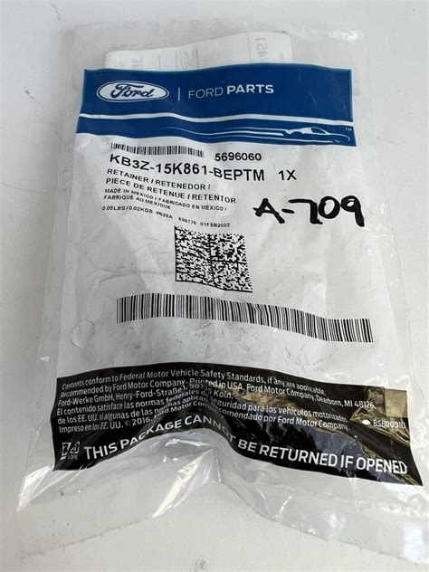 Genuine Ford Retainer Kb3z 15k861 Beptm Ebay