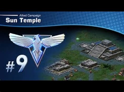 Red Alert Allied Campaign Mission Sun Temple Hard Youtube