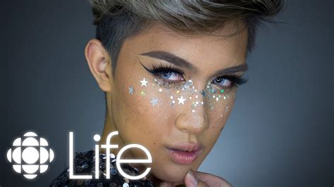 New Years Eve Glitter And Star Eye Make Up Tutorial Cbc Life Youtube