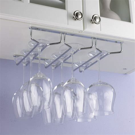 Klaxon Stainless Steel Glass Holder Wine Glass Rack Holder Upside